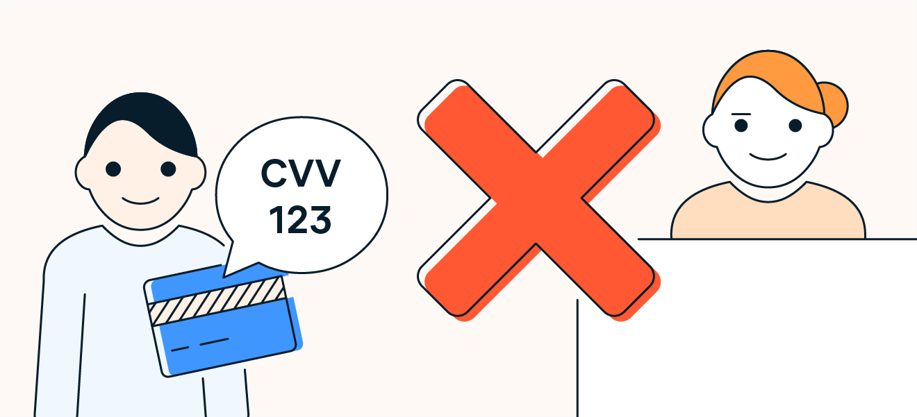 现场支付时绝不要泄露 CVV